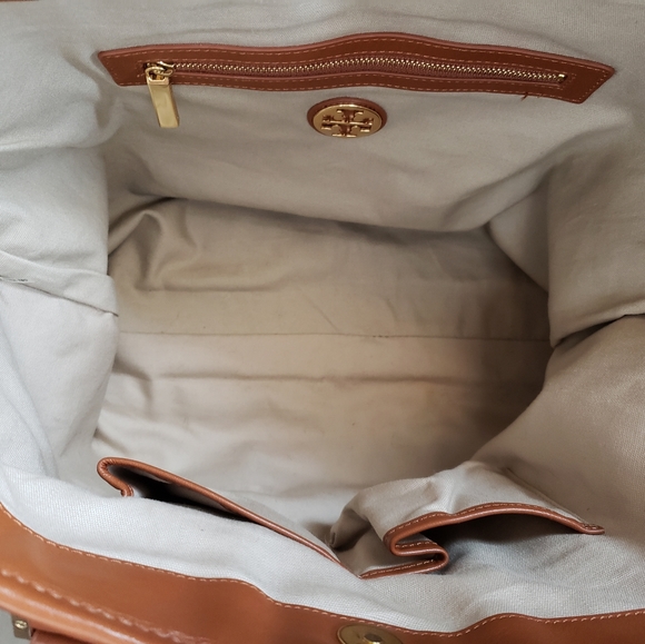 Tory Burch Leather Tote - Picture 2 of 5